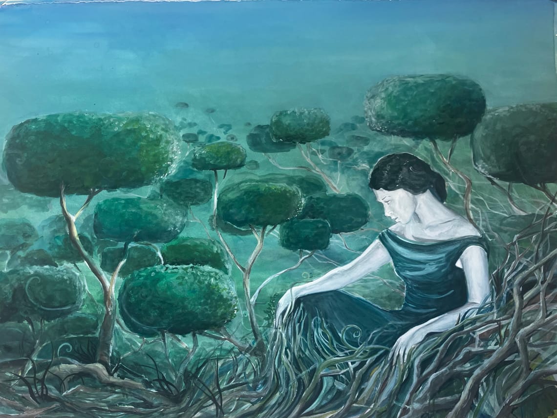 She Creates a Paradise